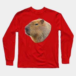 Capybara head Long Sleeve T-Shirt